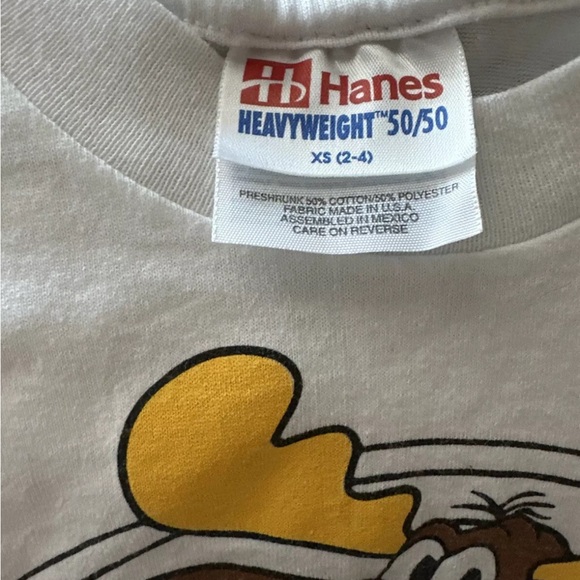 Rare Bullwinkles SIZE XS Shirt Family Food & Fun - USA - Picture 2 of 4